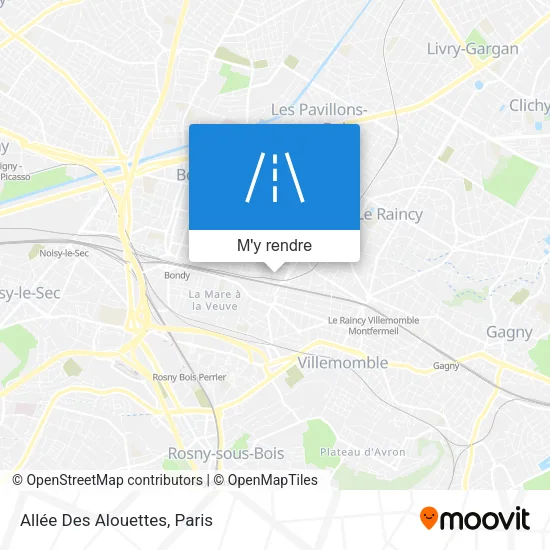 Allée Des Alouettes plan