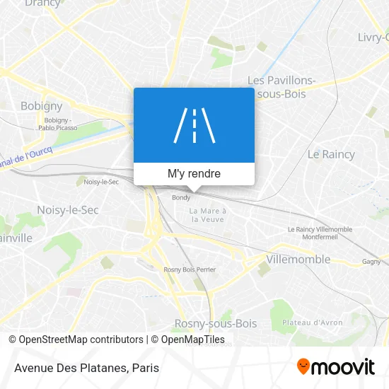 Avenue Des Platanes plan