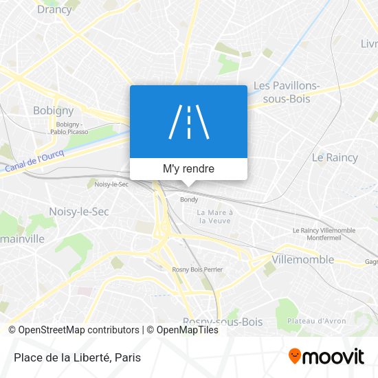 Place de la Liberté plan
