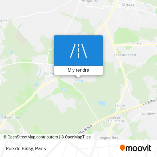 Rue de Bissy plan