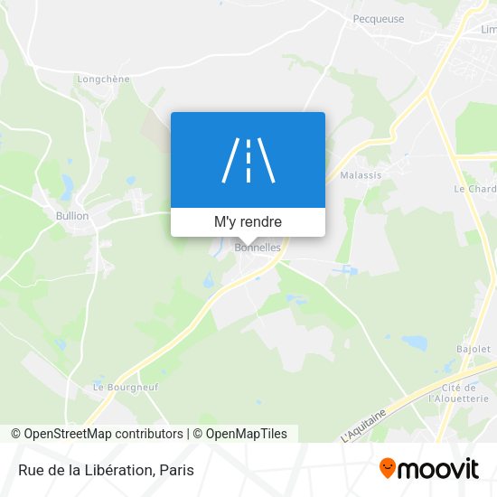 Rue de la Libération plan