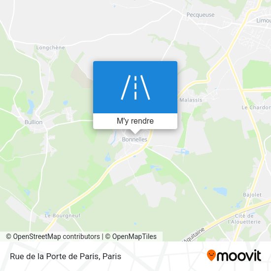Rue de la Porte de Paris plan