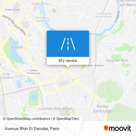 Avenue Rhin Et Danube plan