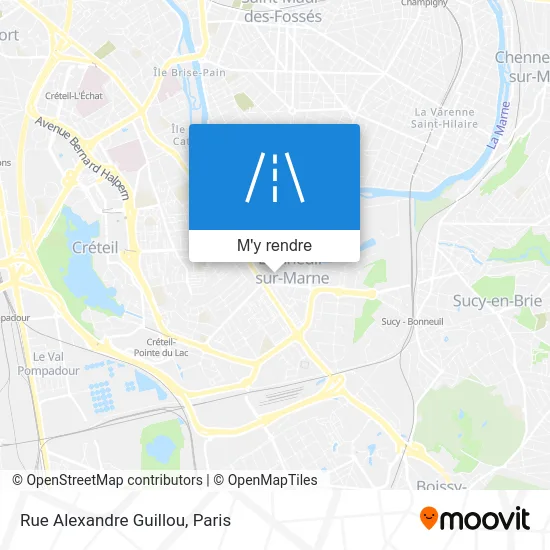 Rue Alexandre Guillou plan