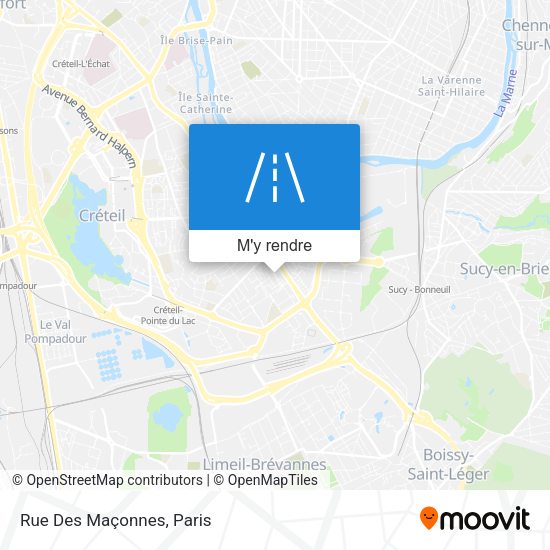 Rue Des Maçonnes plan