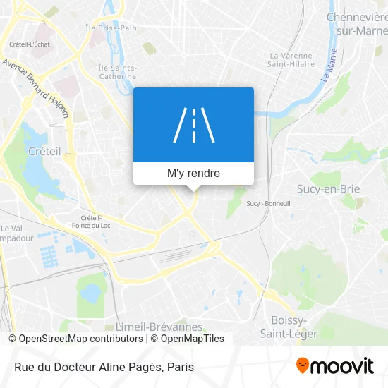 Rue du Docteur Aline Pagès plan