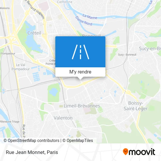 Rue Jean Monnet plan