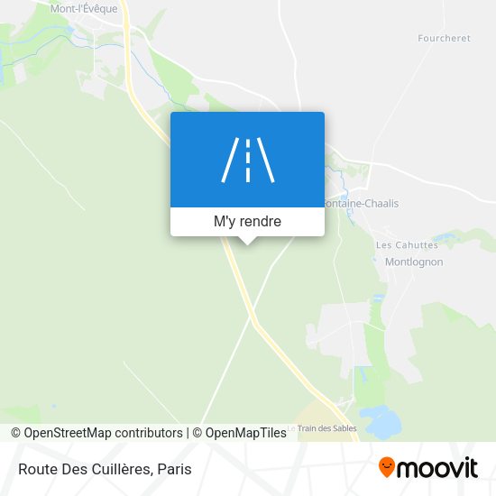 Route Des Cuillères plan