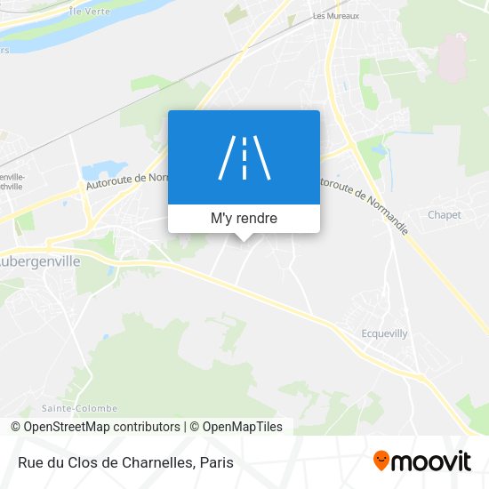 Rue du Clos de Charnelles plan