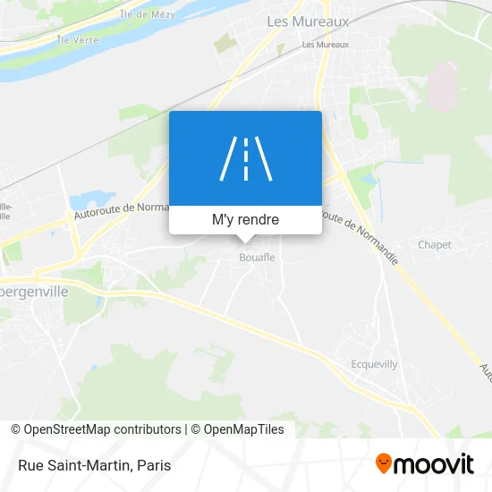 Rue Saint-Martin plan