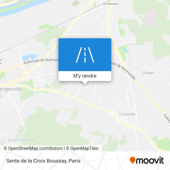 Sente de la Croix Boussay plan