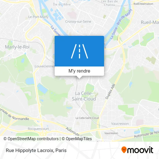 Rue Hippolyte Lacroix plan