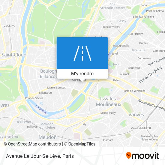 Avenue Le Jour-Se-Lève plan