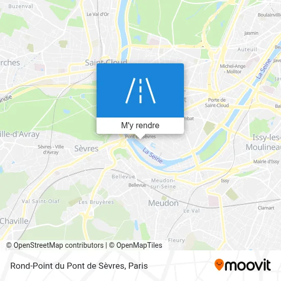 Rond-Point du Pont de Sèvres plan