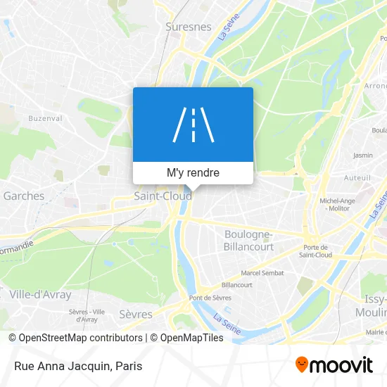 Rue Anna Jacquin plan