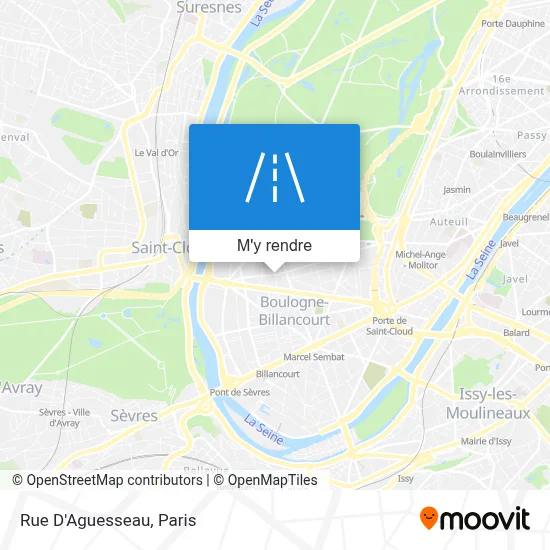 Rue D'Aguesseau plan