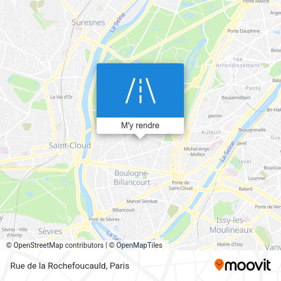 Rue de la Rochefoucauld plan