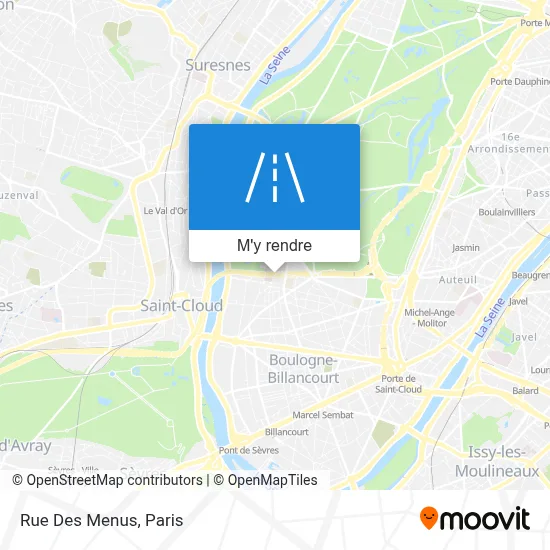 Rue Des Menus plan