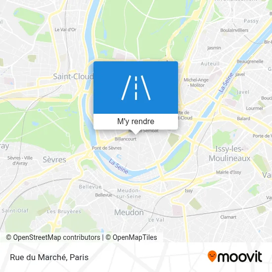 Rue du Marché plan