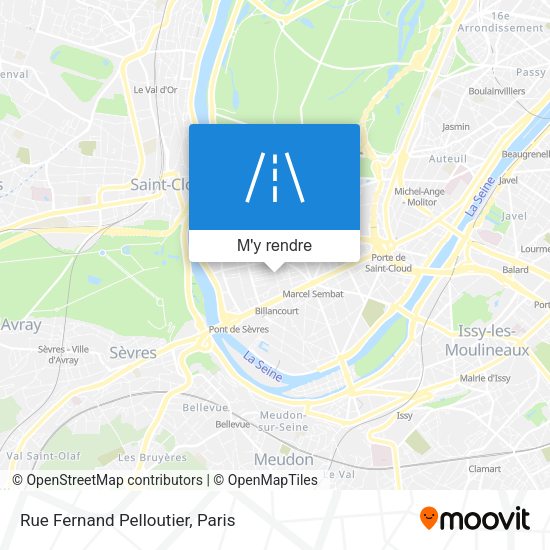 Rue Fernand Pelloutier plan