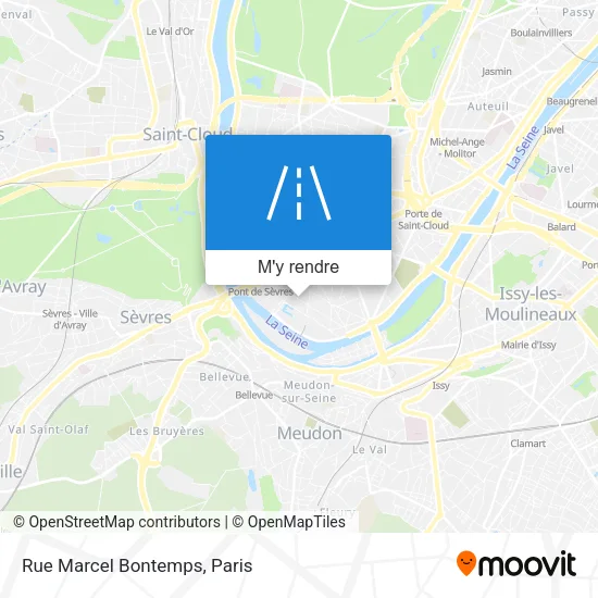 Rue Marcel Bontemps plan