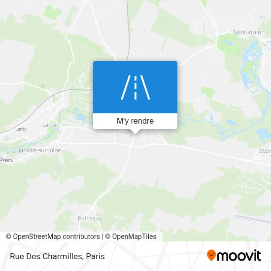 Rue Des Charmilles plan