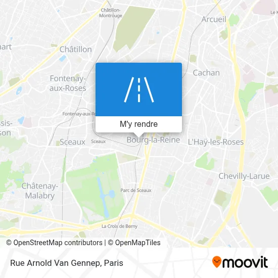 Rue Arnold Van Gennep plan