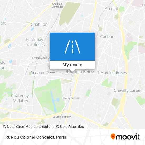 Rue du Colonel Candelot plan