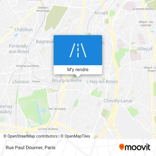 Rue Paul Doumer plan