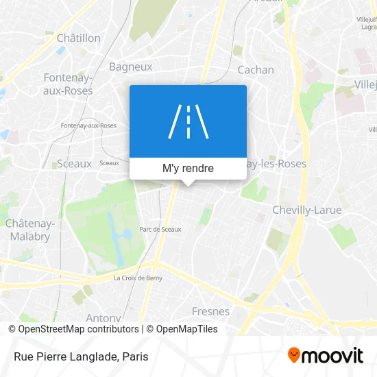 Rue Pierre Langlade plan