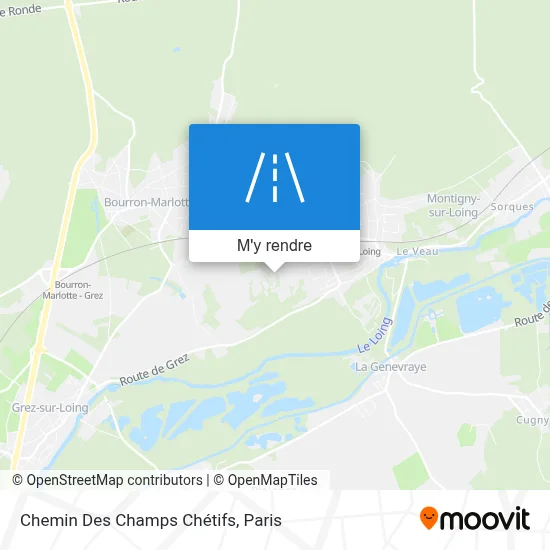 Chemin Des Champs Chétifs plan