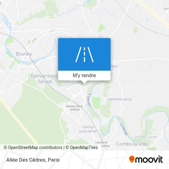 Allée Des Cèdres plan