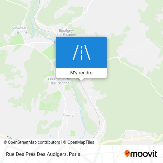 Rue Des Prés Des Audigers plan