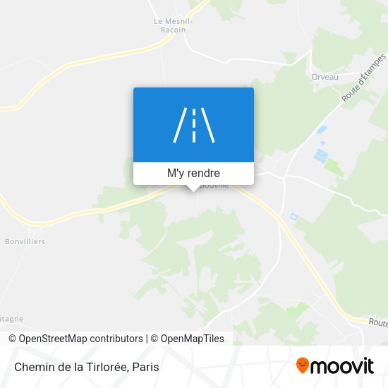 Chemin de la Tirlorée plan