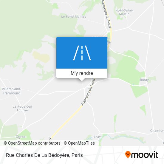 Rue Charles De La Bédoyère plan