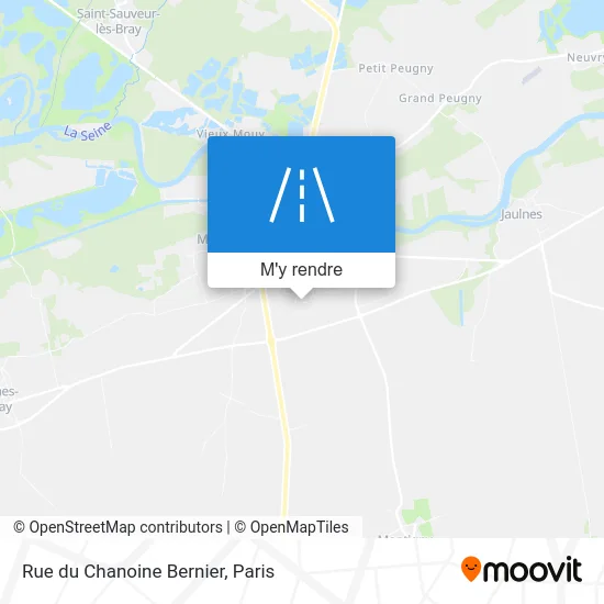 Rue du Chanoine Bernier plan