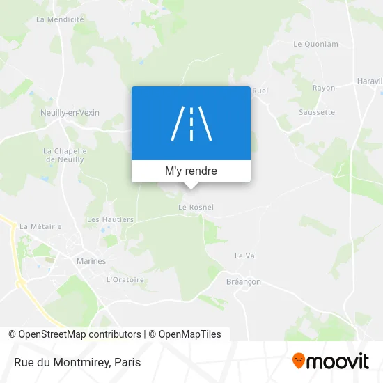 Rue du Montmirey plan