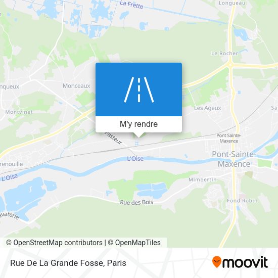 Rue De La Grande Fosse plan