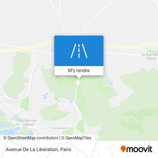 Avenue De La Libération plan