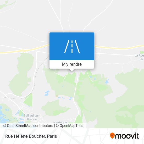 Rue Hélène Boucher plan