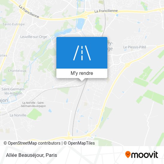 Allée Beauséjour plan