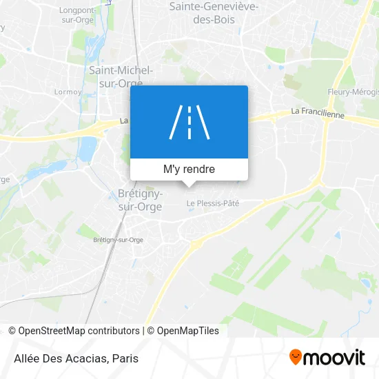Allée Des Acacias plan