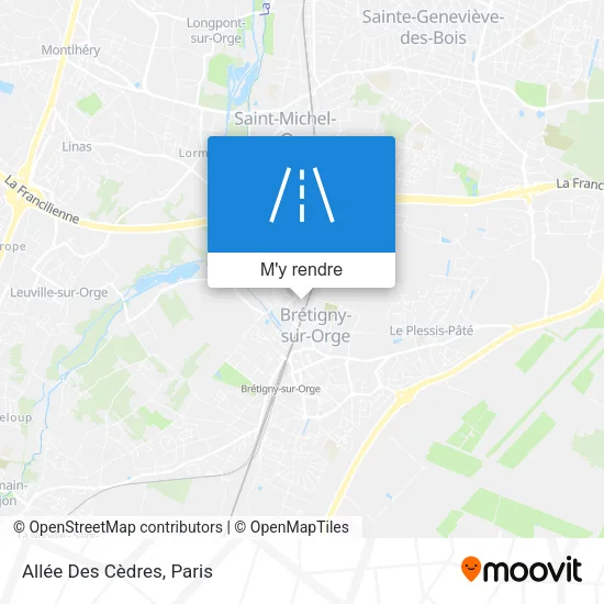 Allée Des Cèdres plan