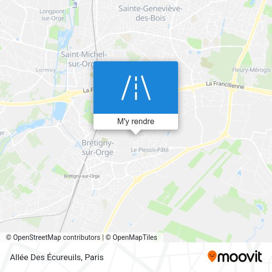 Allée Des Écureuils plan
