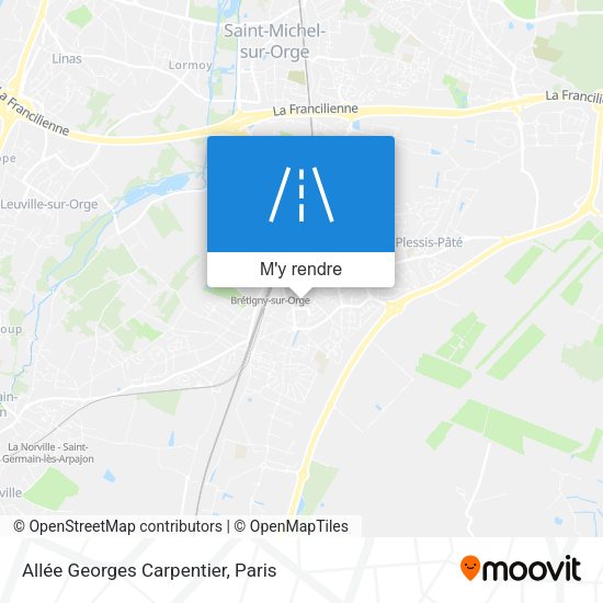Allée Georges Carpentier plan