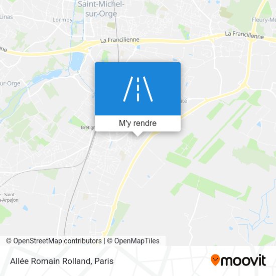 Allée Romain Rolland plan