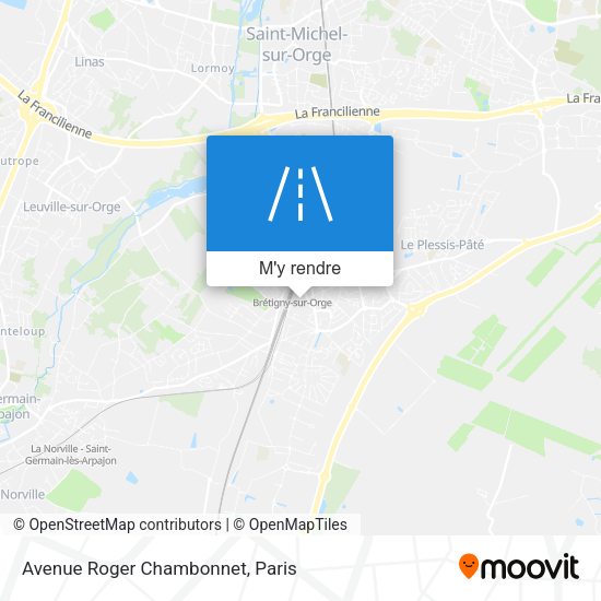 Avenue Roger Chambonnet plan
