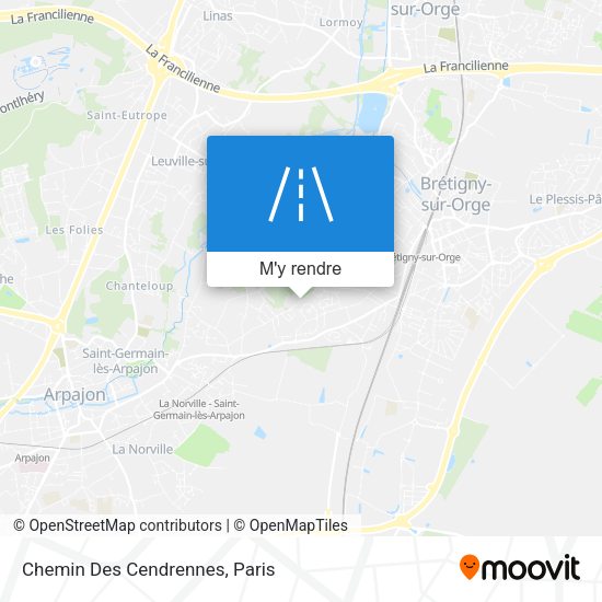 Chemin Des Cendrennes plan