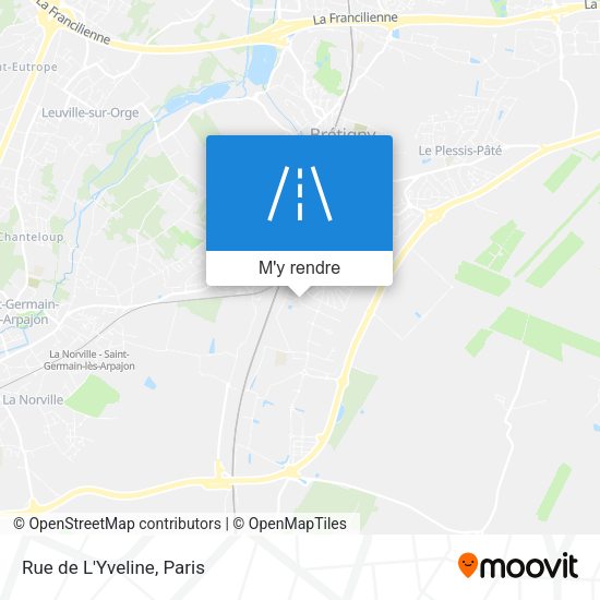 Rue de L'Yveline plan