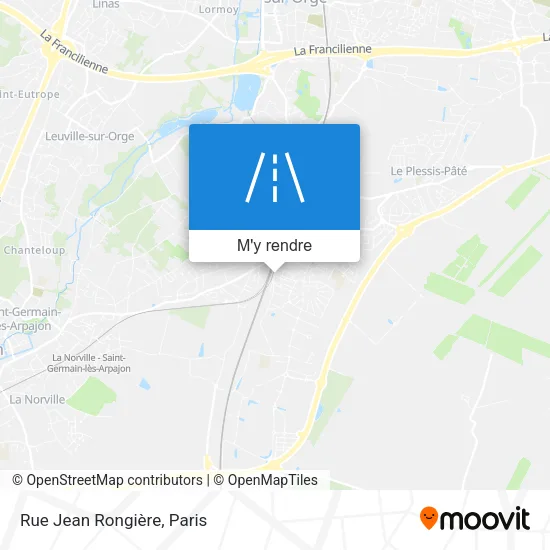 Rue Jean Rongière plan